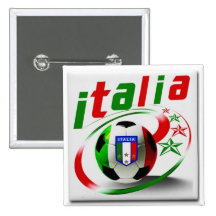 Forza Italien - Weltmeisterschaft 2010 Anstecknadelbutton
