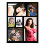 Foto-Collagen-Druck, sechs Bilder