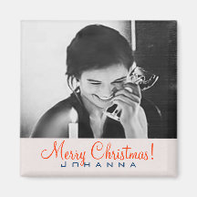FOTO-EINSATZ ~ Magnet-Weihnachten Magnete