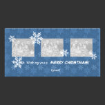 Foto-Karte - 3 Foto-Weihnachtsschablone fotokarten