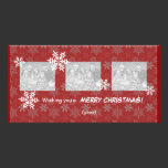 Foto-Karte - 3 Foto-Weihnachtsschablone fotokarten