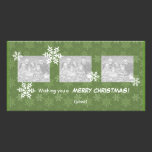Foto-Karte - 3 Foto-Weihnachtsschablone fotokarten