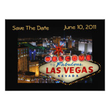 Foto-Karten Las Vegas Save the Date--12x18 Einladungen