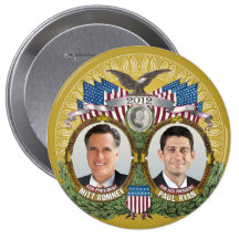 Foto Mitt Romneys Paul Ryan Buttons