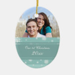 Foto-Weihnachtsverzierung des Paares erste Weihnac Weihnachtsbaum Ornamente