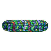 Fotogeschäftssteppdecke…., Fotogeschäftssteppdecke Personalisiertes Skateboarddeck