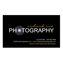 Fotograf-Visitenkarten