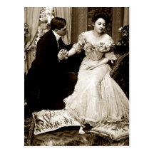 Fotografie-Vintage Liebhaber Postkarte