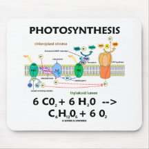Fotosynthese (Kohlendioxyd + Wasser) Mousepad