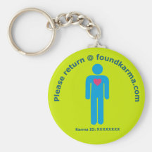 foundkarma keychain schlüsselband