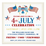 Fourth of July Celebration Invitation einladungen
