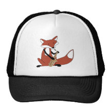 Fox, der das Saxophon spielt Kultkappe