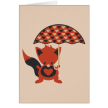 Foxy Herzen Karten
