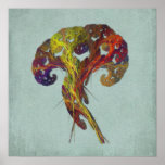 Fractal-Mushroom Poster