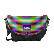 Fractaldelic Rickshaw-Bote-Tasche Kuriertasche