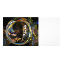Fractals - Fish Tank Personalized Photo Card