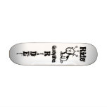 Frage nimmt eine Fahrt! Individuelles Skateboard