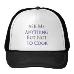 Fragen Sie mich allen aber nicht zu kochen Baseballcaps