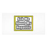 Fragen Sie mich über meine Hepatitis Individuelle Foto Karte