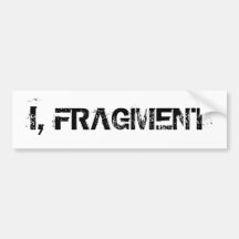 Fragment-Autoaufkleber