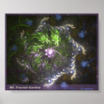 Fraktal-Garten Plakate