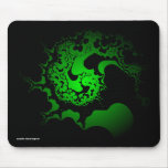 Fraktal Green Mauspads