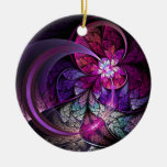 Fraktal-Kunst-Verzierung: Fliege Weihnachtsornament