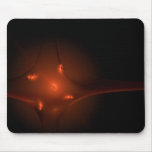Fraktal-Rot-Stern Mousepad