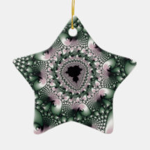 Fraktal Weihnachtsbaum Ornament