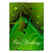 Fraktale, die Einladung Wedding sind Karte