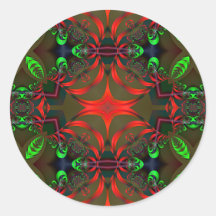FraktalMandala 1 - Aufkleber