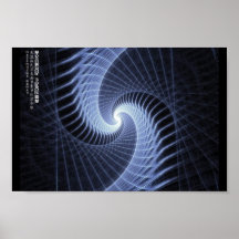 Fraktalspirale Posterdrucke