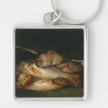 Francisco Goya - Still Life with Golden Bream Keychains