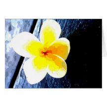 Frangipani-Blume Karte