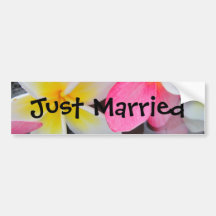 Frangipani-Fieber Auto Sticker