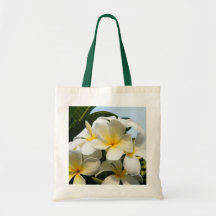 Frangipani-Glück Tragetaschen