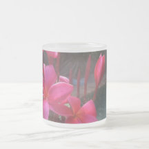 Franjipani mattierter Becher Kaffee Haferl