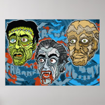 Frankenstein Dracula die Mama Plakate