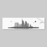 Frankfurt am Main Skyline Aufkleber autoaufkleber
