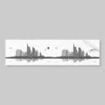 Frankfurt am Main Skyline Aufkleber autoaufkleber