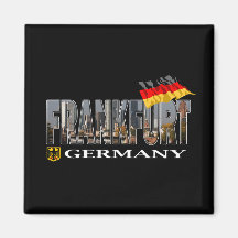 Frankfurt Deutschland Magnets