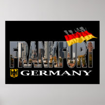 Frankfurt Deutschland Plakate