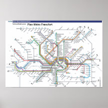 Frankfurt-Metro Plakat