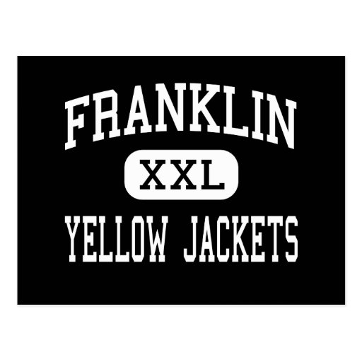 Franklin - gelbe Jacken - hoch - Stockton Postkarte