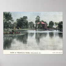 Franklin-Park, Columbus, Ohio 1905 Vintag Plakat