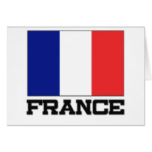 Frankreich-Flagge Karte