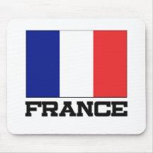 Frankreich-Flagge Mauspad