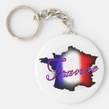 Frankreich Keychain Schlüsselband