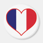 Frankreich-Liebe Kühlschrankmagnet