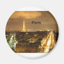 Frankreich Paris am NachtEiffelturm (durch St.K) Magnete